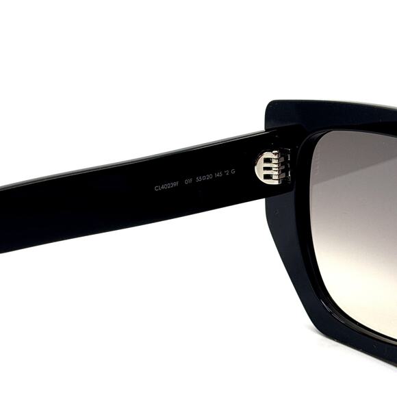 New! CELINE Sunglasses CL40239F 01F, Authentic main image 4